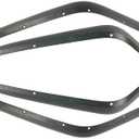 TfdyfbhnZM A Set of Wheel Fenders Flares Widened Compatible for Jeep Wrangler JK JKU 2007-2018 Cars Accessories Body Kit Black
