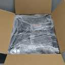 Mogbhw 2 Pack Garage Wall Shelving, 1x3.85ft Heavy Duty Garage Shelving Wall Mounted 320 lbs Load Capacity, Black Garage Storage Shelves Floating Shelves for Basement, Shop, Shed