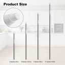 JOYMOOP Replacing Mop Handle,Replacing Flat Mop,Stainless Steel Mop Handle Rods