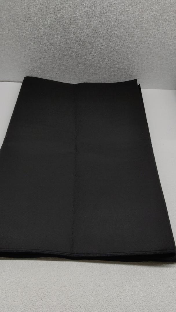 42"×32" Black Rug