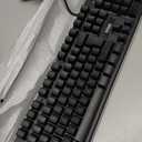 RedThunder K10 Wired Gaming Keyboard and Mouse and Wrist Rest Combo, RGB Backlit, Mechanical Feel Anti-ghosting Keyboard + 7D 7200 DPI Mice+Soft Leather Wrist Rest 3 in 1 PC Gamer Accessories(Black)