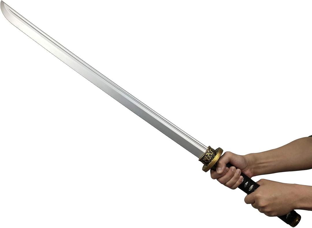 LOOYAR Japanese Samurai PU Foam Katana Sword for Cosplay & Display
