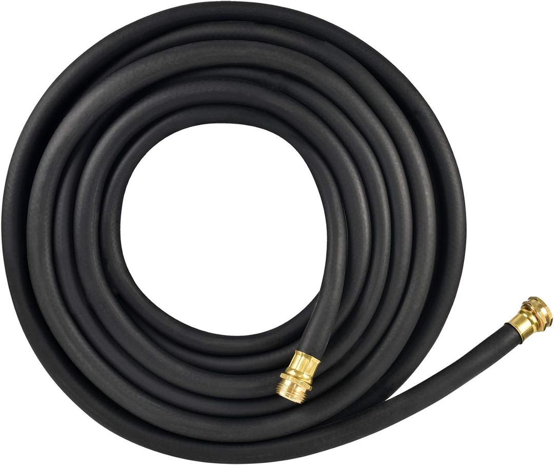 Premium Rubber  Hose Heavy-Duty, Commercial-Grade, All-Weather Flexibility, High Burst Strength, Crush-Proof Couplings, Kink-Resistant
