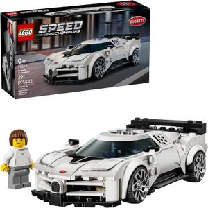 LEGO Speed Champions Bugatti Centodieci Hyper Sports Car Toy - Model Kit & Pretend Play Toy for Boys & Girls, Ages 9+ - Italian Model Car Kit for Racing Fans - Gift Idea for Birthdays - 77240