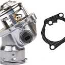 MITZONE Engine Coolant Thermostat compatible with 2007-2015 Mercedes Benz E550 G550 GL450 GL550 ML550 ML550 S550 Replace 902-5903 2722000515
