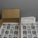 30 Pack 8 oz Mason Jars,Canning Jars With Silver Lids,Half Pint Canning Jar Class Jar for Jelly, Jam, Spices, Honey, Food Storage,Fermenting, Pickling, Meal Prep, Wedding Favors, DIY Crafts