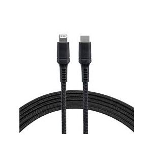 Cell Candy 10 Ft Braided Charge For Apple Lightning, Black