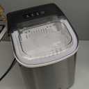 Igloo Automatic Ice Maker, Self-Cleaning, Countertop Size, 26 lbs in 24 Hours, 9 Large or Small Ice Cubes in 7 Minutes, LED Control Panel, Scoop Included, Great for Water Bottles, Stainless Steel