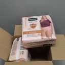 Depend Silhouette Adult Incontinence & Postpartum Underwear for Women, Maximum Absorbency, Large, Pink, 12 Count (Packaging May Vary) (Pack of 2)