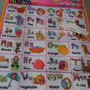 Interactive Alphabet Wall Chart, Talking ABC, 123s, Music Poster, Kids Learning Toys for Toddlers 1-3, Electronic Educational Toddler Toy, Educational Gift for Age 1 2 3 4 5 Year Old Girls Boys - Pink