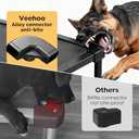 Veehoo Chew Proof Elevated Dog Bed, Indestructible Raised Dog Cot, Orthopedic Dog Platform Bed with Soft Padded Mat, Durable Waterproof Pet Cot for Indoor, Outdoor or Crate, 41-Inch, Grey