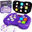 Handheld Games for Kids Ages 4-8,Light Up Electronic Fast Press Game,Puzzle Sensory Toys for Kids 8-12,Fidget Games Travel Toys for Boys Girls Birthday Gifts for 6 7 8 9 10 11 12 Years Old Kids Teens, Pack of 2
