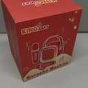 Kinglucky Mini Karaoke Machine for Kids, Top Birthday Gift Pick for Girls Ages 3, 4, 5, 6, 7, 8, 9, 10, 11, 12 Years Old, Kids' Personal Video Players Accessories with 2 Mics & Fun Voice Effects, Pink