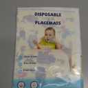 Babebay Disposable Stick-on Placemats 40 Pack for Baby & Kids & Toddler, Sticky Placemats Restaurant Table Mats 12" x 18" (Animal Alphabet)