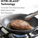 Carbon Steel Clad 9.5" Frying Pan - Carbon Steel Pan Better than Cast Iron - Lightweight, Naturally Nonstick, Non Toxic Cookware, No Coatings - Skillet Works with Induction, Outdoor Grill