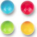 Super Durable Replacement Balls for Pound a Ball, Assortment of 4 Different Colored 1.75" Diameter Plastic Balls That Fit Most Pound a Ball Toys.