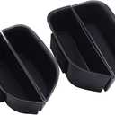 For Mercedes-Benz CLS Class W218 CLS 300 350 2011-2015 Car Interior Door Handle Panel Doors Armrest Storage Glove Box Holder(Black-4PCS)