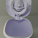 Diaper Genie Expressions Pail White, Odor-Controlling Diaper Disposal System, One Pail & One Refill