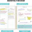 Monthly Planner 2026-2027, 2 Year Months Calendar Planner 2026-2027, Runs from January 2026 - December 2027, 7" x 10", 24 Months, Perfect for School Office Home Planning - Green