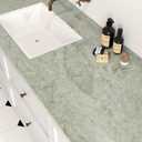 Green Marble Wallpaper Peel and Stick Cyan Marble Contact Paper for Kitchen Countertop Backsplash Self Adhesive Granite Wallpaper for Bathroom Vinyl Countertop Wrap Cabinets Table 24"x118"