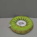 ANWA Adjustable Cat Cone Collar Soft, Cute Cat Donut Collar After Surgery, Kitten Recovery Cones to Stop Licking (Medium, Kiwifruit)