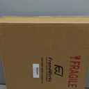 FrameWorks 11x14 Driftwood Wooden Shadow Box Frame – Soft Felt Back, Tempered Glass, and Included Elegant White Ball Push Pins