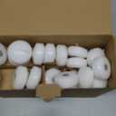 50 Pack of 2-Inch White Floating Candles - Ideal for Weddings, Home Dcor, Spa Baths, and Romantic Settings.