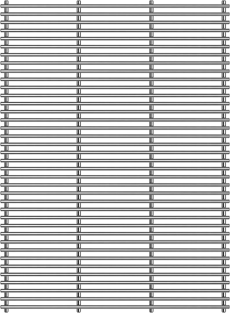 1Pack 27inch Stainless Steel Grill Steel Wire Cooking Grid Rock Grates Replacement Parts for Chargriller 5050,King Griller 3008 5252 Grills Grate Part OEM CG2121