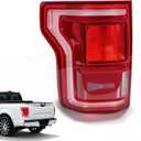 LED Tail Lights Compatible with 2015 2016 2017 Ford F150 with BlindSpot Left Driver Side Rear Light Tail Lamps Assembly,Waterproof Replacement HL3Z13405D HL3Z-13405-DCP