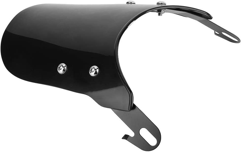 Motorcycle 5-7in Headlight Headlamp Retro Windscreen Windshield Deflector Replacement for Motorcycle Windscreen Motorcycle