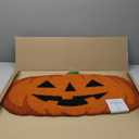 DII Decorative Halloween Welcome Mat, Durable Outdoor Pet Friendly Coir Doormat, Front Door Dcor, 17x29, Jack-O-Lantern
