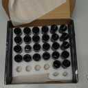 MIKKUPPA 9/16-18 Lug Nuts - Replacement for 2002-2010 ram 1500, 1994-2010 Ram 2500/3500, 1984-1997 F250/F350, Aftermarket Wheel 32pcs Black Closed End Lug Nuts