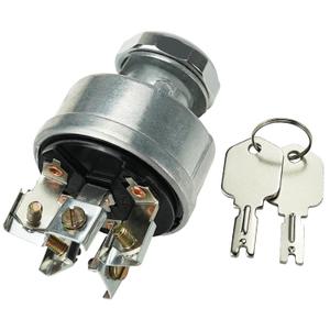 Ignition Switch with Keys for Hy-Ster Forklift 272041 Replace Cl-ark 2394129 Dae-woo D147482 Cr-own 108066