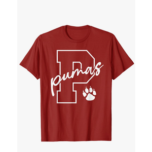 Pumas Red T-Shirt, Size: L