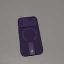 SURITCH for iPhone 14 Pro Case with Magnetic Camera Slide Cover and Adjustable Kickstand, Compatible with MagSafe, Shockproof Bumper Case Slim Protective Cover for iPhone 14 Pro 6.1 Inch,Dark Purple