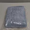 RECYCO Throw Blanket Soft Cozy Chenille Throw Blanket with Fringe Tassel for Couch Sofa Chair Bed Living Room Gift (Dusty Blue, 50'' x 60'')