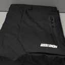 GSOU SNOW Women Men Ski Bibs Snowboard Pants Snow Bibs Overalls Waterproof Windproof Insulated Winter Sport Warm (Large, Black)