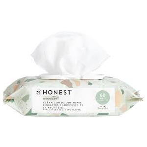 The Honest Company Clean Conscious Multi-Use Wipes | Hypoallergenic + Unscented for Sensitive Skin | Over 99% Water, Compostable, Plant Based, Baby Wipes | Geo Mood, 288 Count