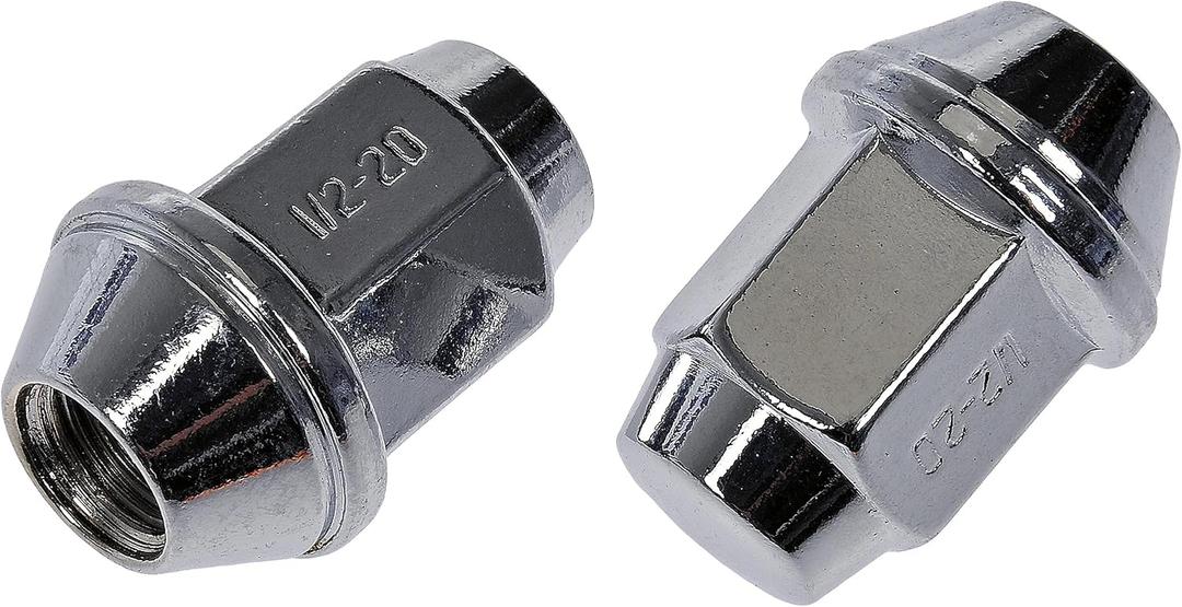 Dorman 611-292 Wheel Nut 1/2-20 Dometop - 13/16 In. Hex, 1.5 In. Length Compatible with Select Ford / Mercury Models, 10 Pack (OE FIX)