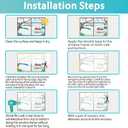 110'' x 84'' Window Insulation Kit, Window Insulation for Winter, POF Window Sealer for Winter, Insulates Indoor Windows Keep Warm for Weatherproofing Window Film for Winter Window Covering-1PCS