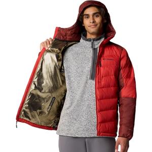 Columbia Men's Labyrinth Loop Ii Hooded Jacket, Sail Red/Spice (2X)