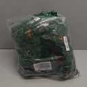 HIIXHC Christmas Illuminate Garland, 9 ft Rattan Artificial Flower Vine Plants Outdoor Decorations, Pre-Lit Battery Operated (Battery Not Included) (Red)