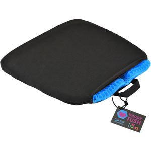 NOVA Happy Tush Extra Wide Gel Cell Seat Cushion, Double-Layer Pressure-Relief Gel, Foldable & Portable, Water-Resistant, Washable Non-Slip Cover, Home, Office & Travel