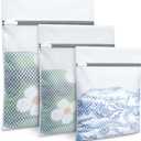 BAGAIL Laundry Bags Mesh Wash Bag for Intimates Lingerie and Delicates,3Pcs(Honeycomb, 1S, 1M, 1L)