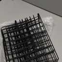 10 PCS Wire Baskets Wall Grid Panel Hanging Wire Basket Hanging Wall Baskets No Drilling Wall Hanging Baskets Grid Wall Storage Basket for Kitchen Bathroom Home Decor Supplies, Black