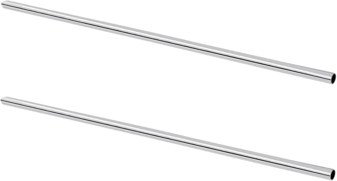 GeilSpace 3/8" OD 304 Stainless Steel Tube, 24 inch Length, Round Metal Weldable Pipe, DIY Industrial Straight Metal Tubing (3/8"OD-24"-2PCS)