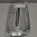 Weather Stripping Door Seal Strip - Soundproof Q-Shaped Foam for Exterior Door Frame, Large Gap Seal, Noise Cancelling, Easy to Install (Black, 26FT)