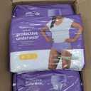 Amazon Basics Maximum Absorbency Incontinence Underwear for Women, Disposable Postpartum, Bladder Leak Protection, Odor Control, Soft, Medium, Lavender, 60 Count (3 Packs of 20)