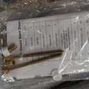 SmartStandard 34 x 84 inch White Sliding MDF Barn Door with 6FT Black Sliding Door Hardware Kit & Handle, Pre-Drilled Ready to Assemble, Waterproof PVC Coating, H-Frame