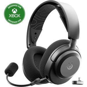 SteelSeries Arctis Nova 3X Wireless Multi-Platform Gaming Headset Mobile App Control 40 HR Battery Neodymium Magnetic Drivers 2.4GHz/Bluetooth Xbox, PS5, PC, Switch, Mobile Black